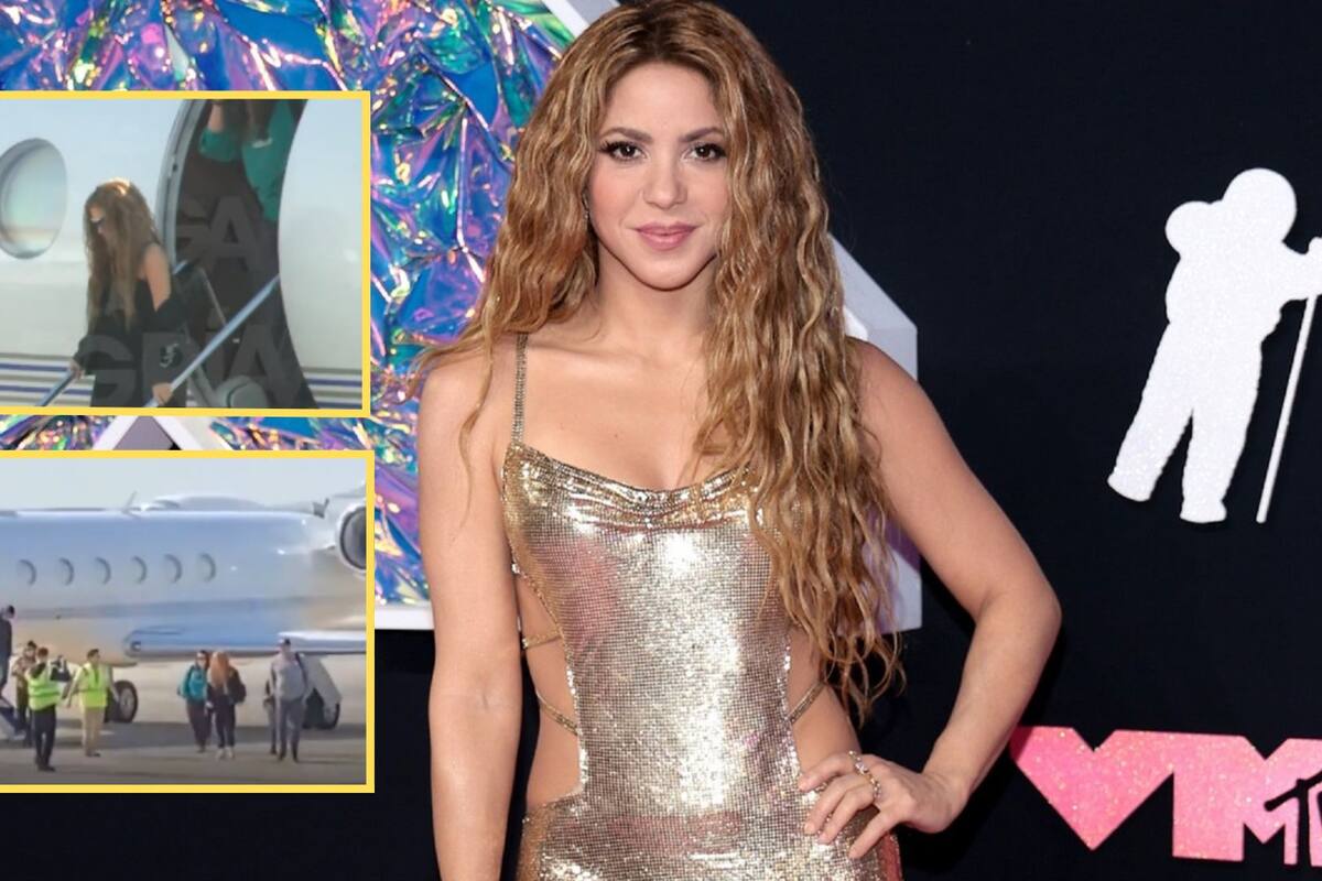 Shakira aterriza en el AIFA en su llegada a la CDMX