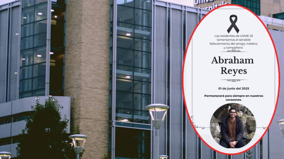 El grupo de médicos residentes del CMN 25 exigió que el fallecimiento de Abraham no sea minimizado ni encubierto, y que se reconozca su vínculo con las condiciones de acoso y presión laboral. Foto: Capture.