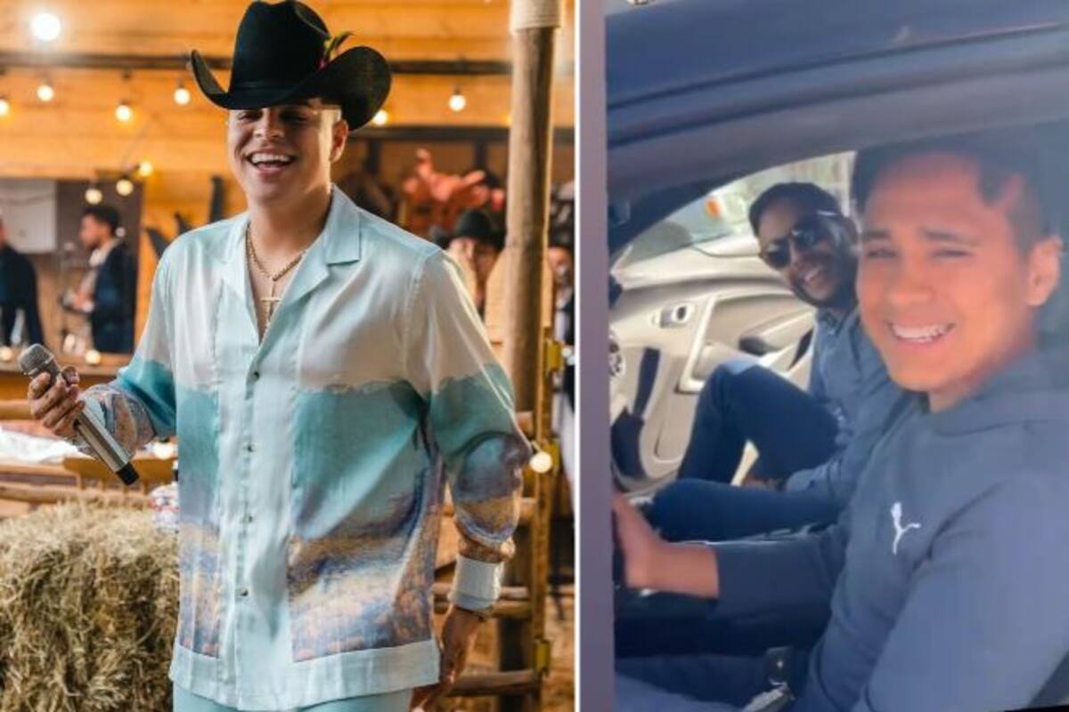 Eduin Caz sorprendió a su mejor amigo y le regaló un lujoso automóvil