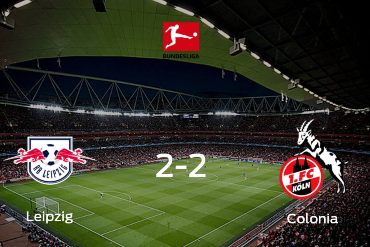 Colonia logra un empate frente a RB Leipzig (2-2)