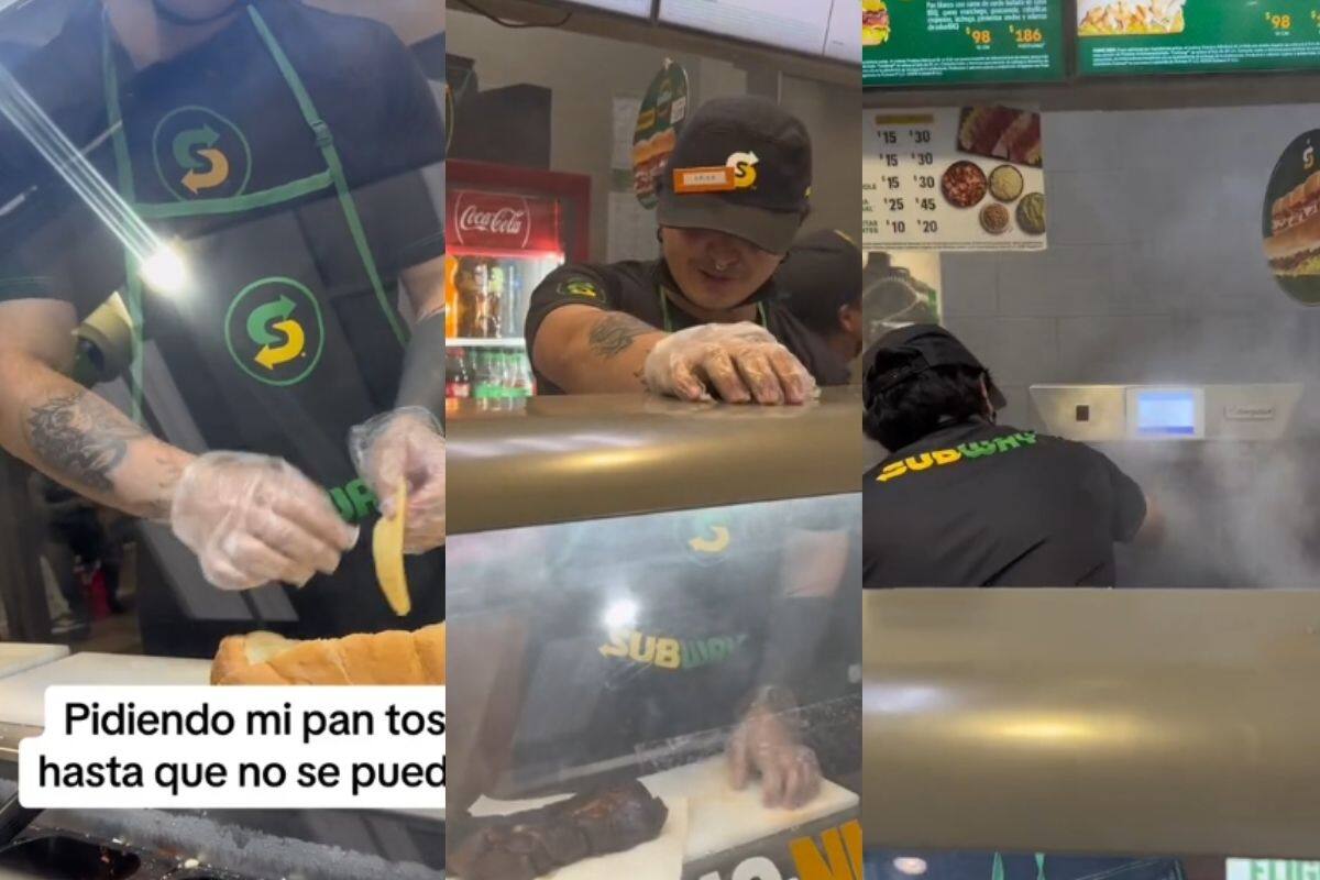 Influencer pide su subway tostado y activa las alarmas de incendio