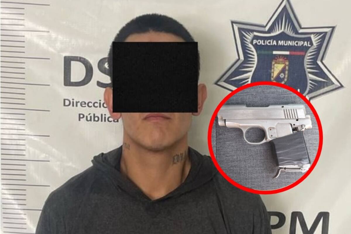 Detienen a joven con navaja y pistola en Fuentes de Puebla