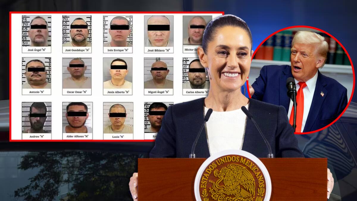 Sheinbaum niega sumisión ante Trump tras envío de 29 narcotraficantes a EU. FOTO: Especial