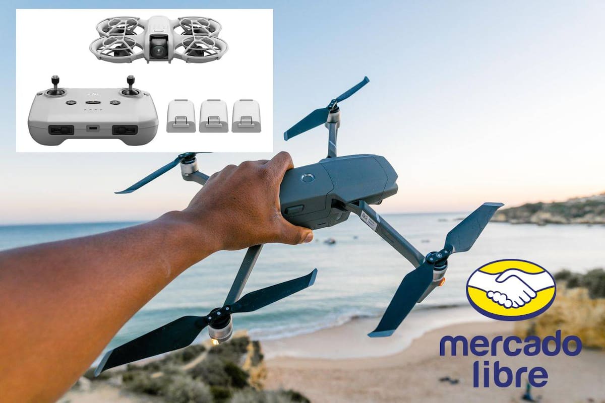 Oferta de Mercado Libre reduce el precio de un nuevo dron, con cámara 4K, a 4,449 pesos, con opción a meses sin intereses