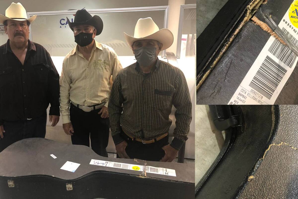 Músicos denuncian que aerolínea les destruyó un instrumento