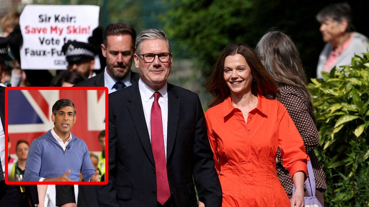 Los laboristas británicos se alistan para una aplastante mayoría en el Parlamento: Keir Starmer será el próximo primer ministro
