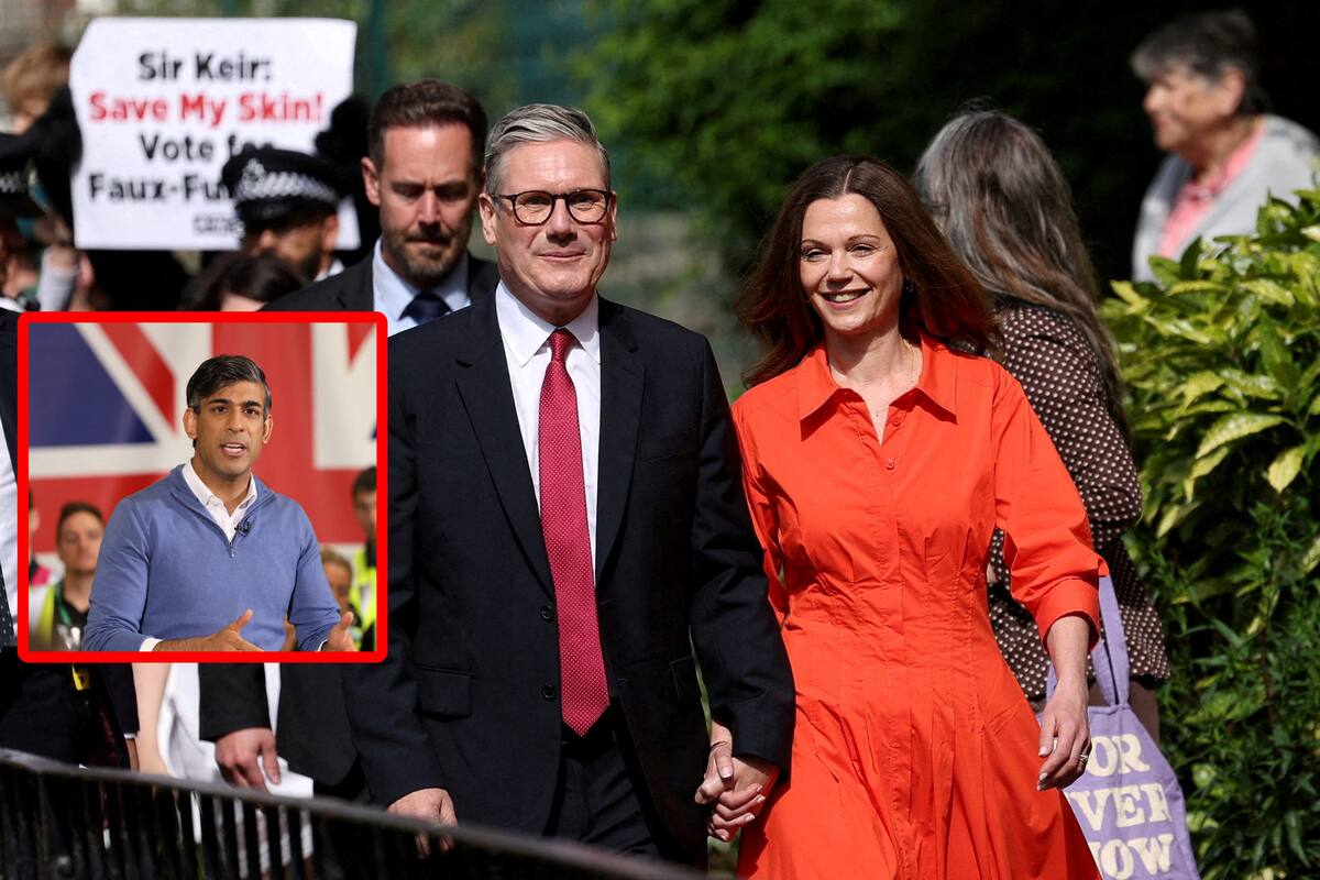 Los laboristas británicos se alistan para una aplastante mayoría en el Parlamento: Keir Starmer será el próximo primer ministro