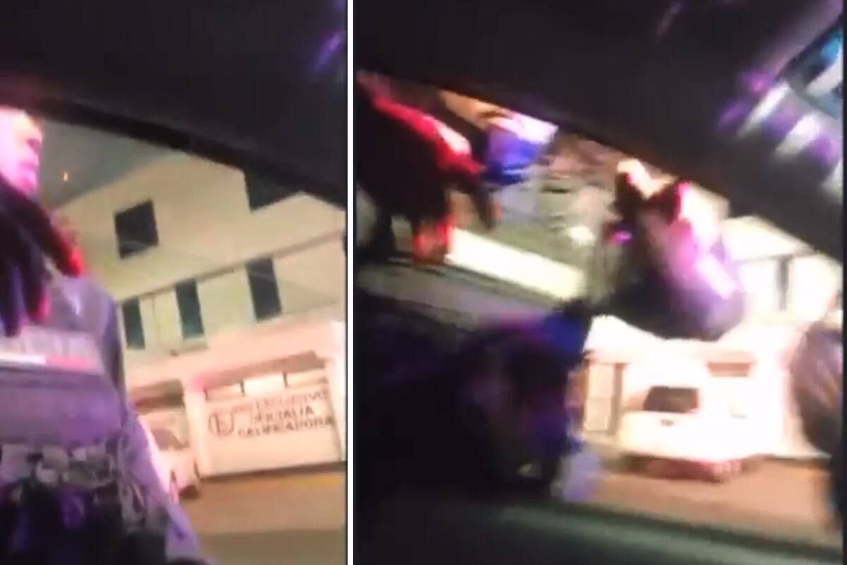 VIDEO: Policías rocían con gas pimienta a conductor para después bajarlo de su auto a golpes