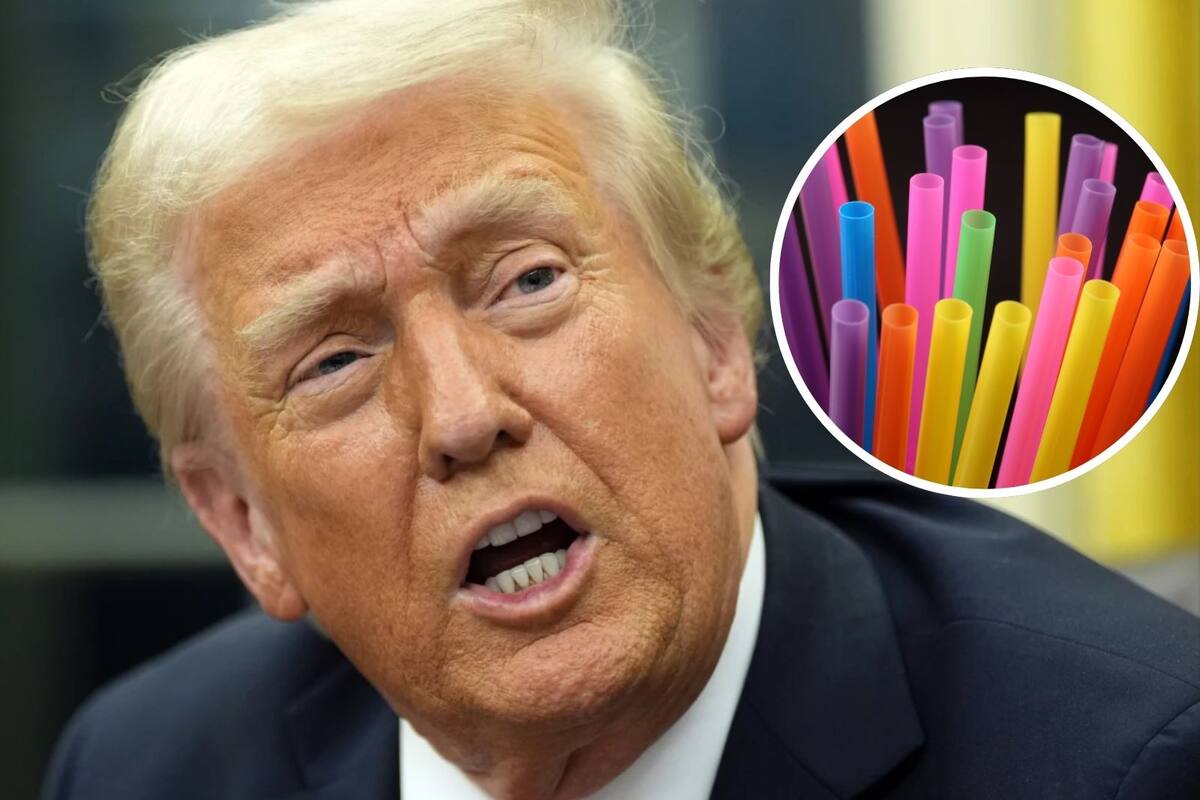 Trump revierte orden “ridícula” de Biden sobre popotes de plástico y rechaza daño ambiental: “No creo que el plástico vaya a afectar mucho a los tiburones”, afirma