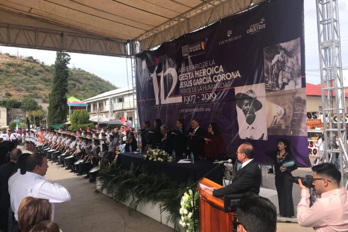 Conmemoran el 112 aniversario luctuoso de Jesús García en Nacozari