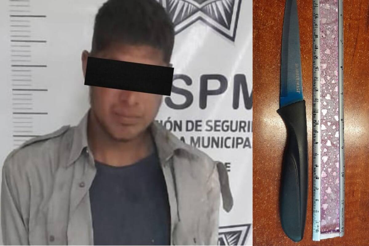 Prófugo de allanamiento es arrestado en posesión de un arma blanca