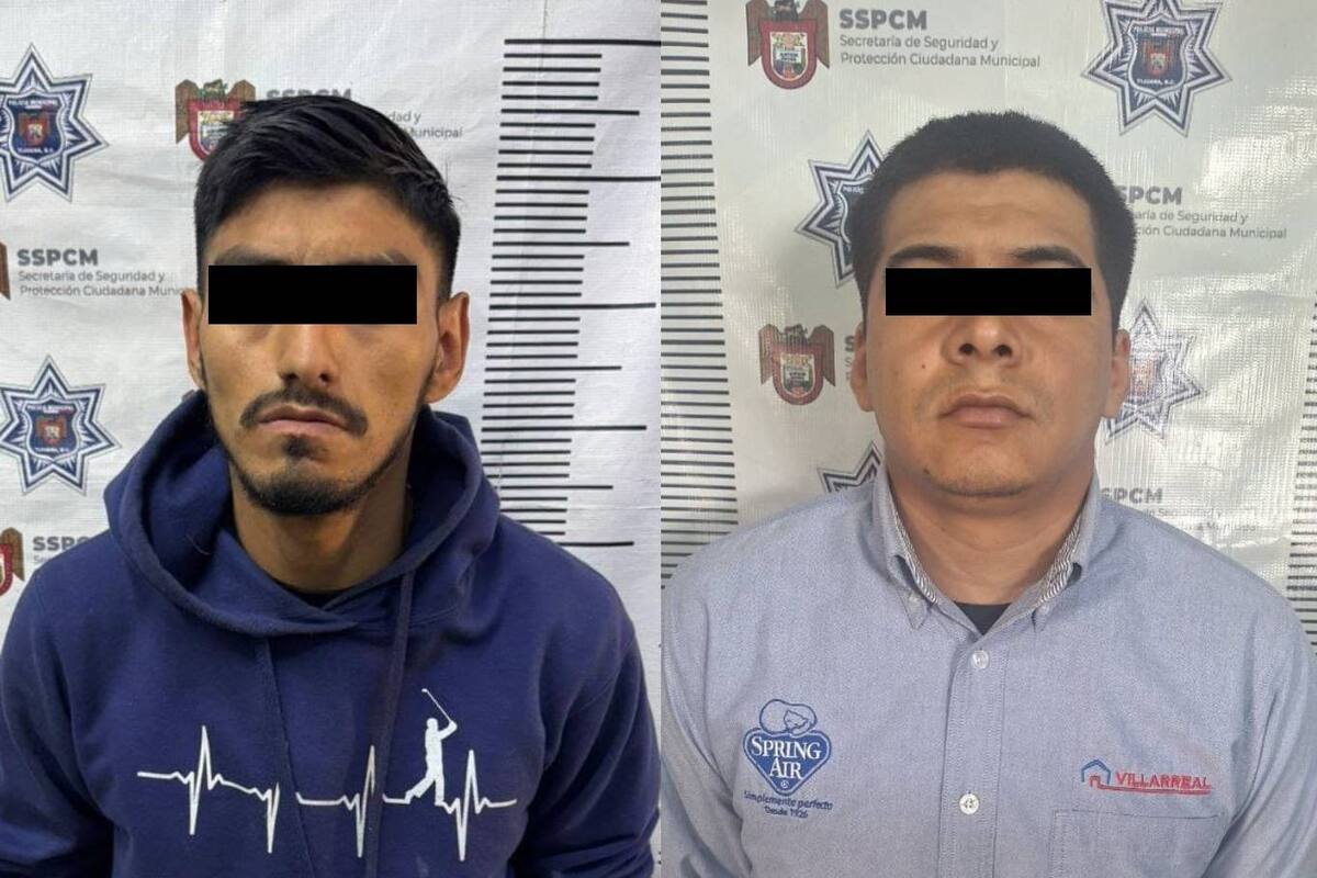 Capturan a dos prófugos de la justicia