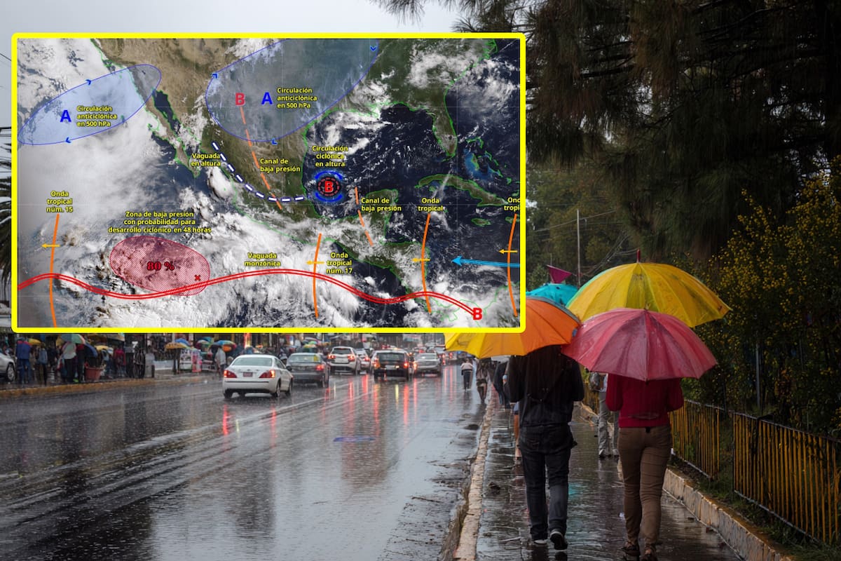 Fuertes lluvias para el viernes, sábado y domingo, alerta el SMN
