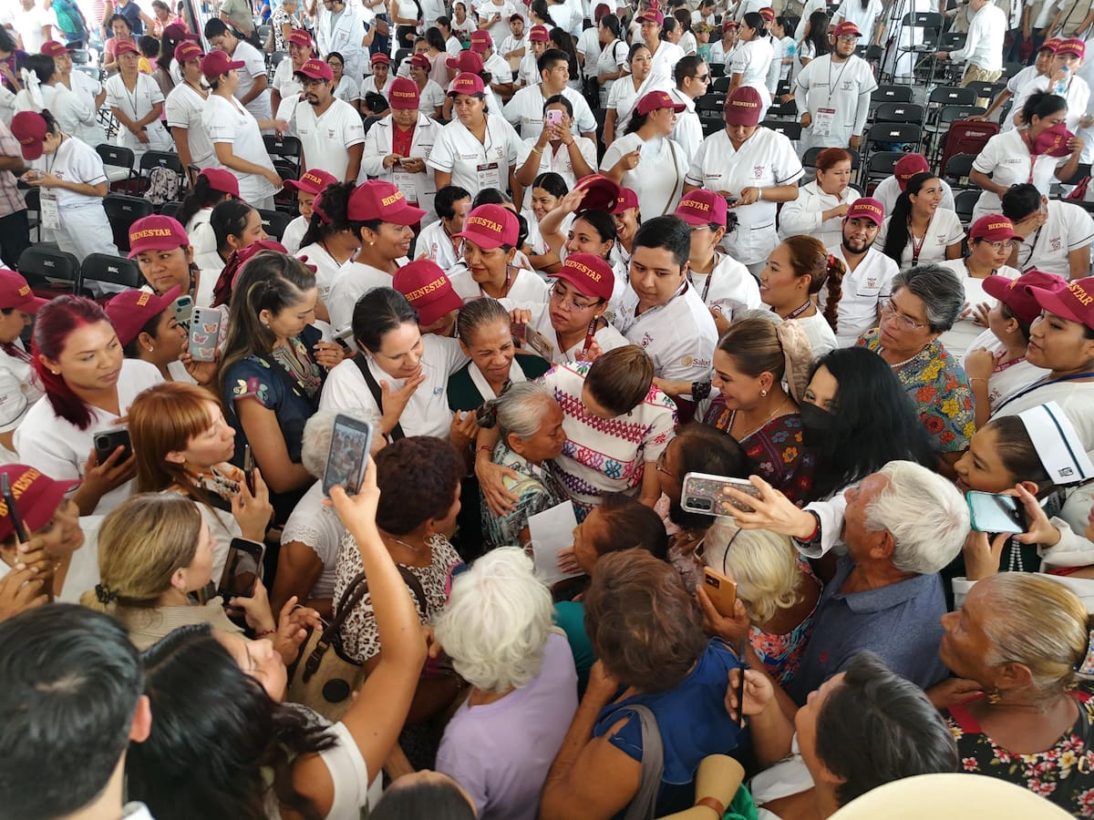 Claudia Sheinbaum en Acapulco. | Foto: @Claudiashein/X