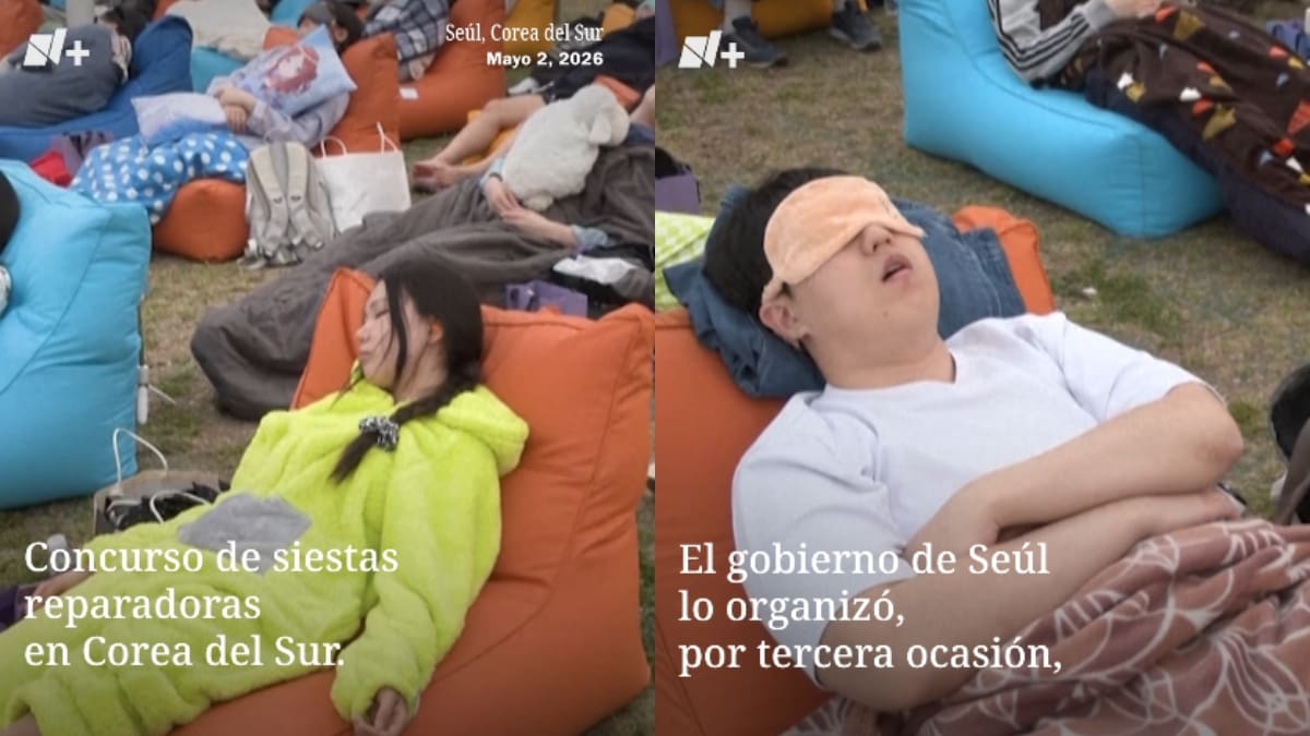 Así son los concursos de siestas en Corea del Sur