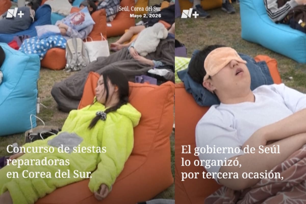 Así son los concursos de siestas en Corea del Sur