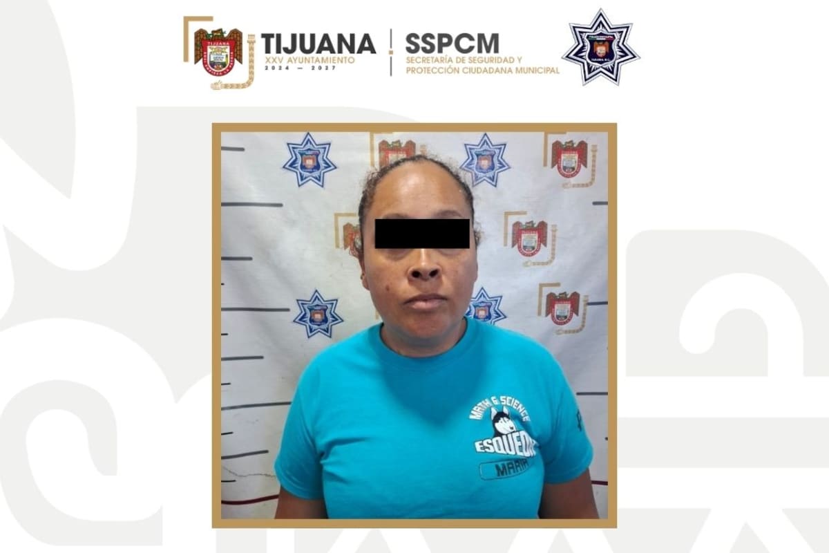 Detienen a mujer con droga y un chaleco balístico en la colonia Cañón de las Carretas