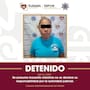 Detienen a mujer con droga y un chaleco balístico en la colonia Cañón de las Carretas