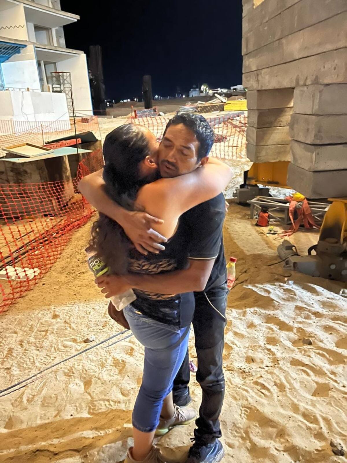 Convencen a obrero de no lanzarse al vacío después de 62 horas | Foto: cortesía ayuntamiento