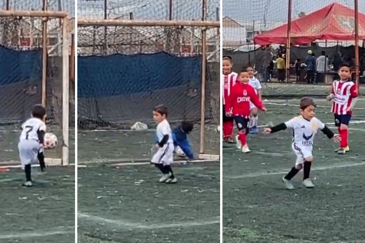 Video viral: Niño mete autogol y lo festeja como de campeonato