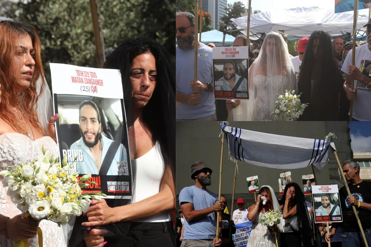 VIDEO: Ex rehén Ilana Gritzewsky celebra boda simbólica mientras su pareja sigue cautiva en Gaza