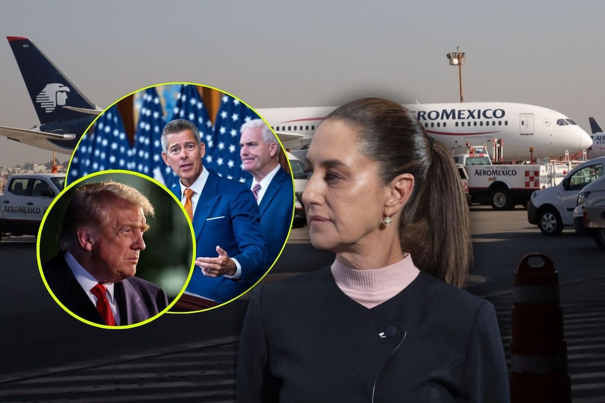 Luego de que EEUU anunciara cancelación de vuelos del AIFA y AICM, ASPA pide al gobierno de Sheinbaum respetar el convenio bilateral aéreo y “defender intereses de la aviación mexicana”