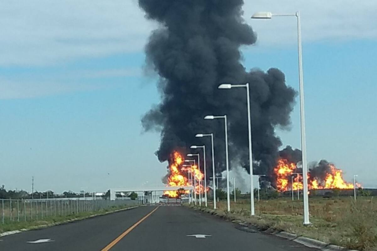 Explota ducto de Pemex en Celaya
