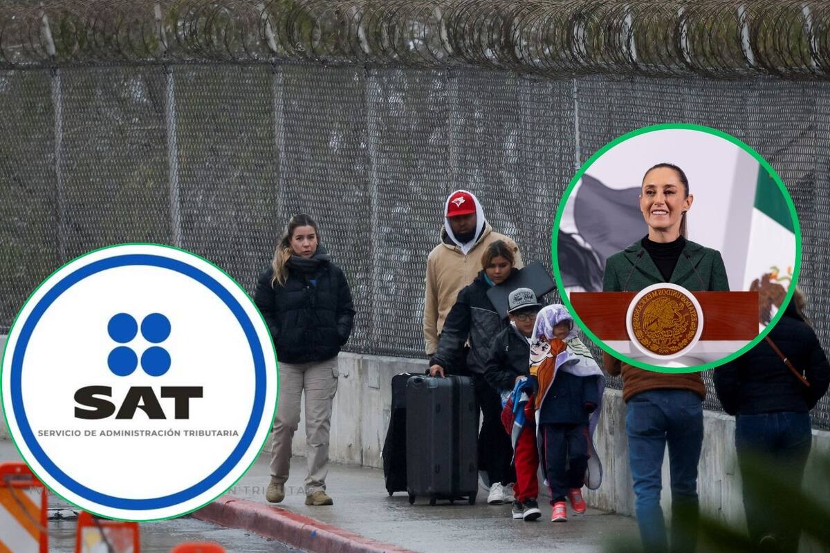 SAT regularizará situación fiscal de migrantes deportados de EU a México