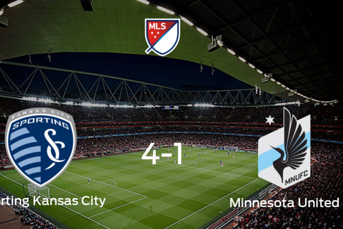 Tres puntos para el casillero de Sporting Kansas City tras golear a Minnesota United (4-1)