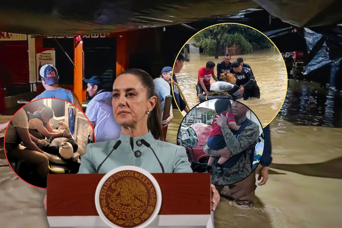 Fuertes lluvias dejan 48 muertos, múltiples desaparecidos, cientos de personas incomunicadas y colapsos en servicio de CFE; Sheinbaum aseguró tomar acción con gobiernos estatales (Fotos y videos)