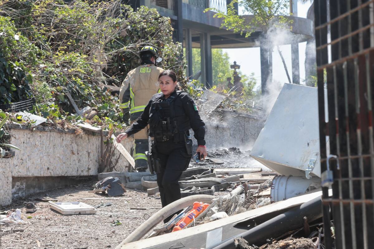 El inmueble estaba ubicado en la colonia Buena Vista de la ciudad de Tijuana. Foto: Sergio Ortiz