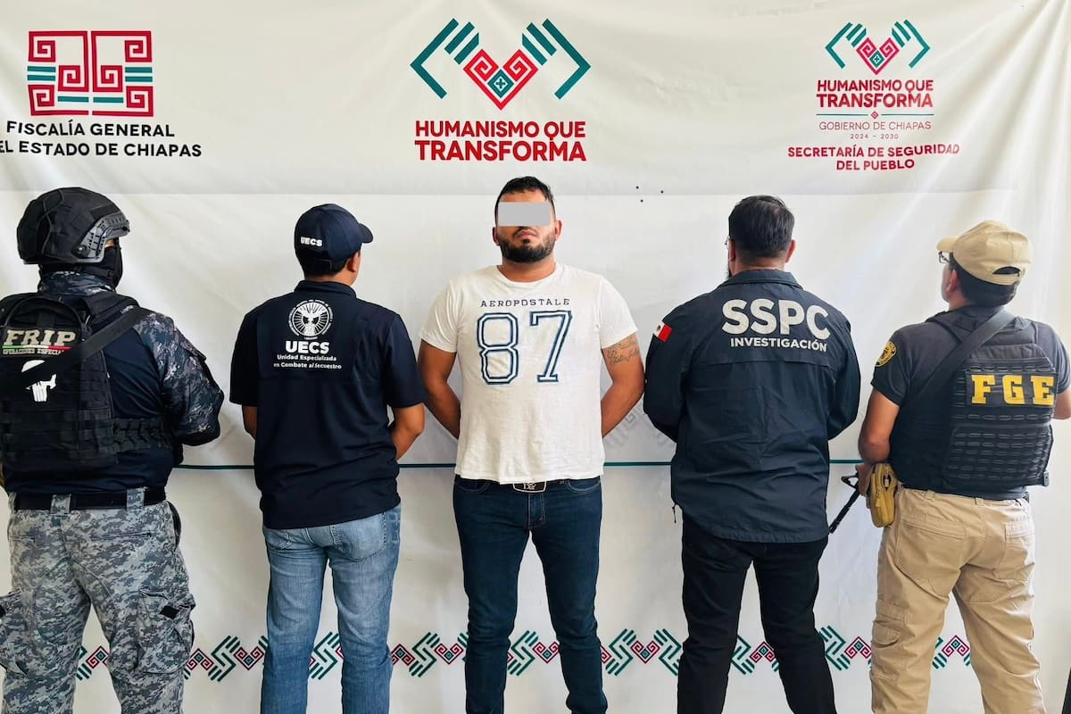Detienen en Chiapas a “Doble Cero”, presunto líder del CJNG en Veracruz