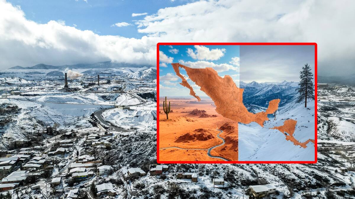 Del 11 al 13 de febrero de 2025, México enfrentará condiciones climáticas extremas calor de 40 a 45 °C en el sur, heladas de -10 a -5 °C en el norte, lluvias fuertes y vientos de hasta 100 kmh.