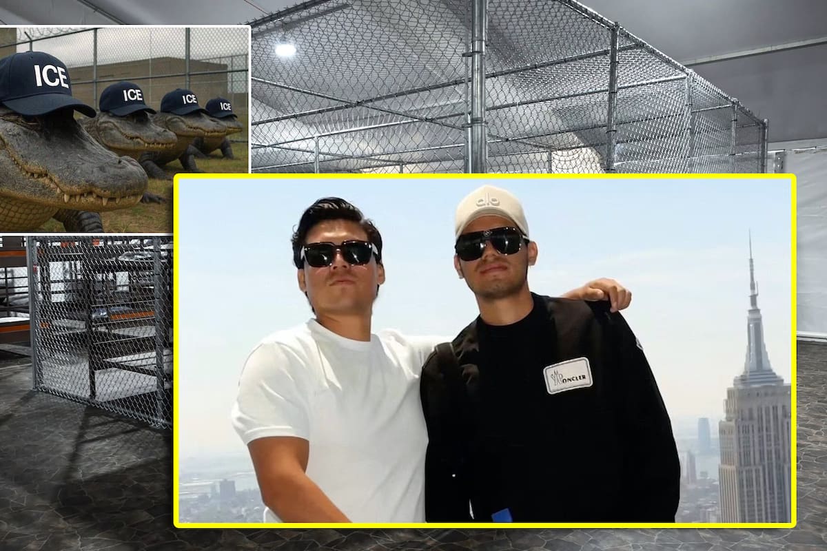 Carlos y Óscar, hermanos mexicanos que habían sido detenidos en Alligator Alcatraz por una infracción de tránsito, fueron liberados y ya regresaron a México
