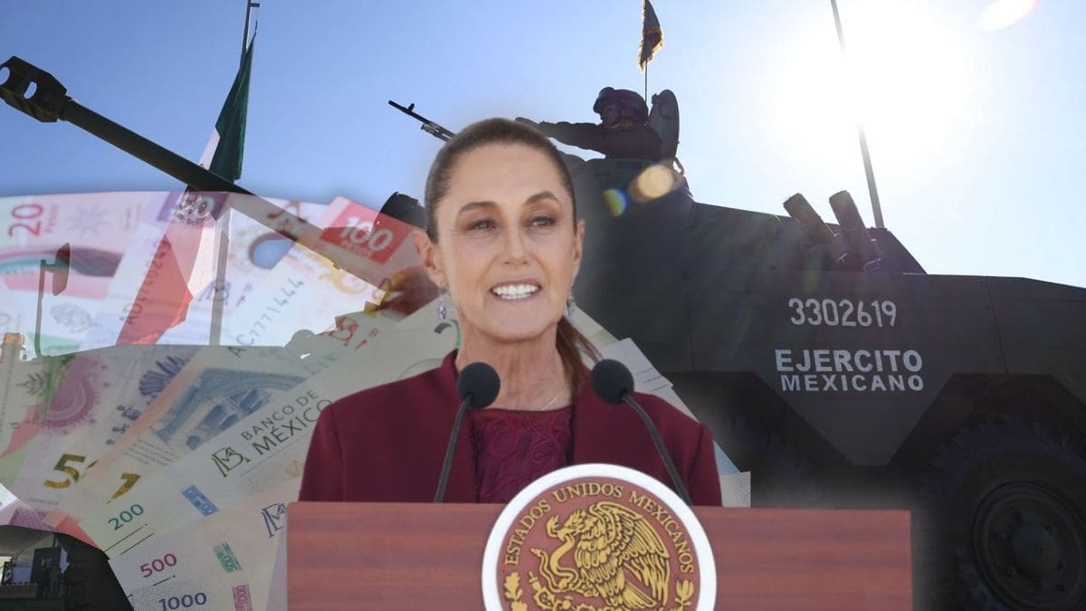 Gasto militar de México bajó a 13 mil 600 millones de dólares con Sheinbaum, pero todavía supera en 158% el nivel registrado al inicio del sexenio de Felipe Calderón