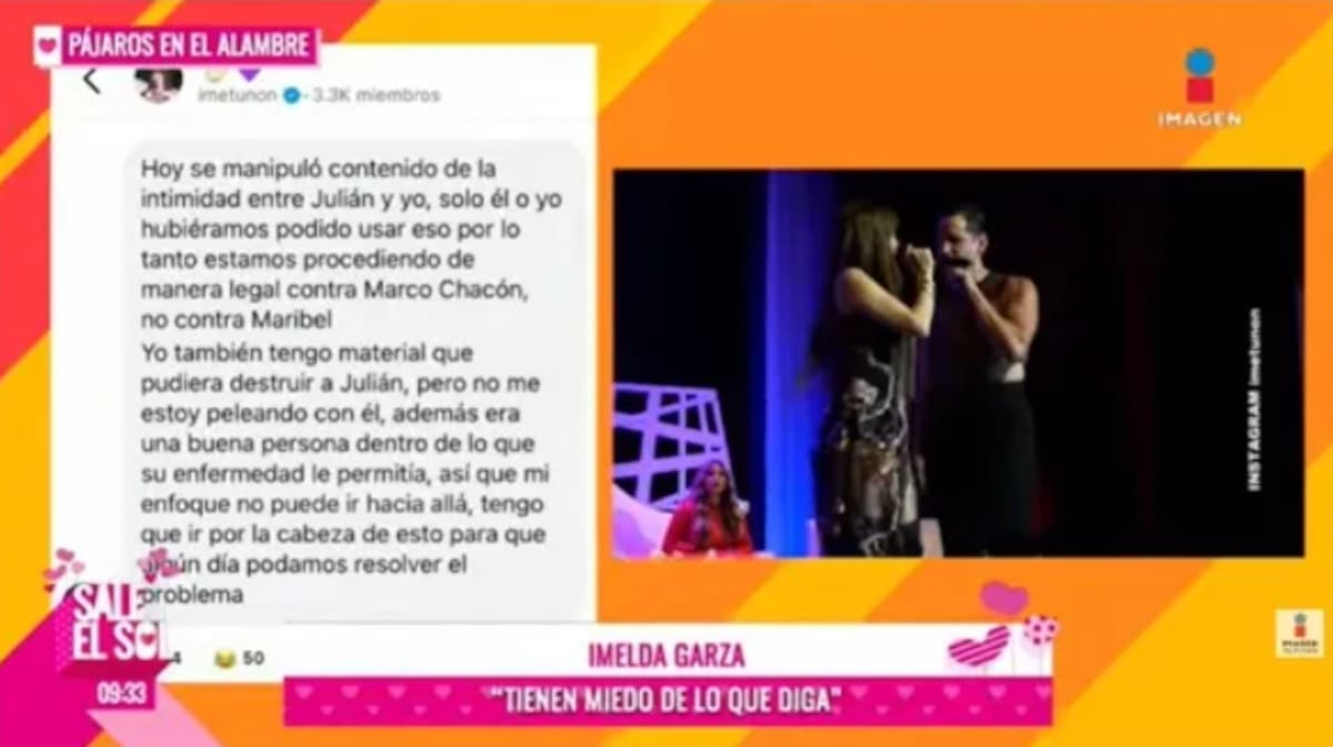 Imelda Tuñón reacciona al video filtrado