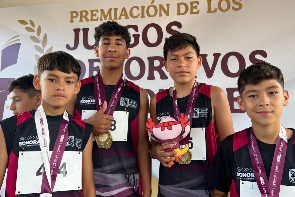 Se impone atletismo sonorense en primera etapa de Juegos Nacionales Escolares