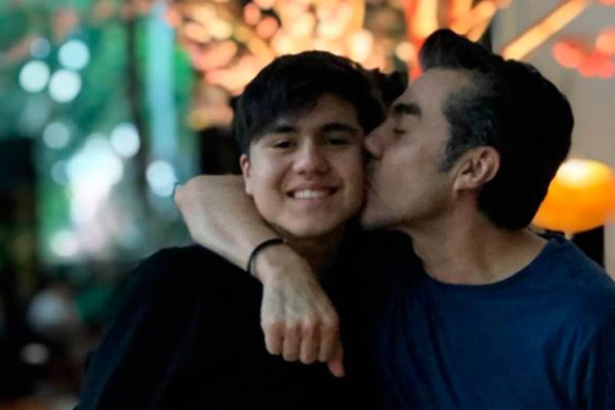 Adrián Uribe se muestra nostálgico en cumpleaños de su hijo: "Ya eres mayor de edad"