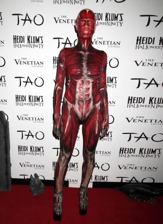 Heidi Klum con su inquietante disfraz en Las Vegas GTRES