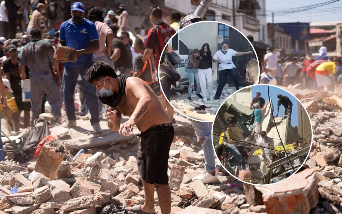Al menos 111 muertos y 61 edificios colapsados deja terremoto de magnitud 7.4 en Colombia; continúan los rescates entre escombros. | Crédito: REUTERS