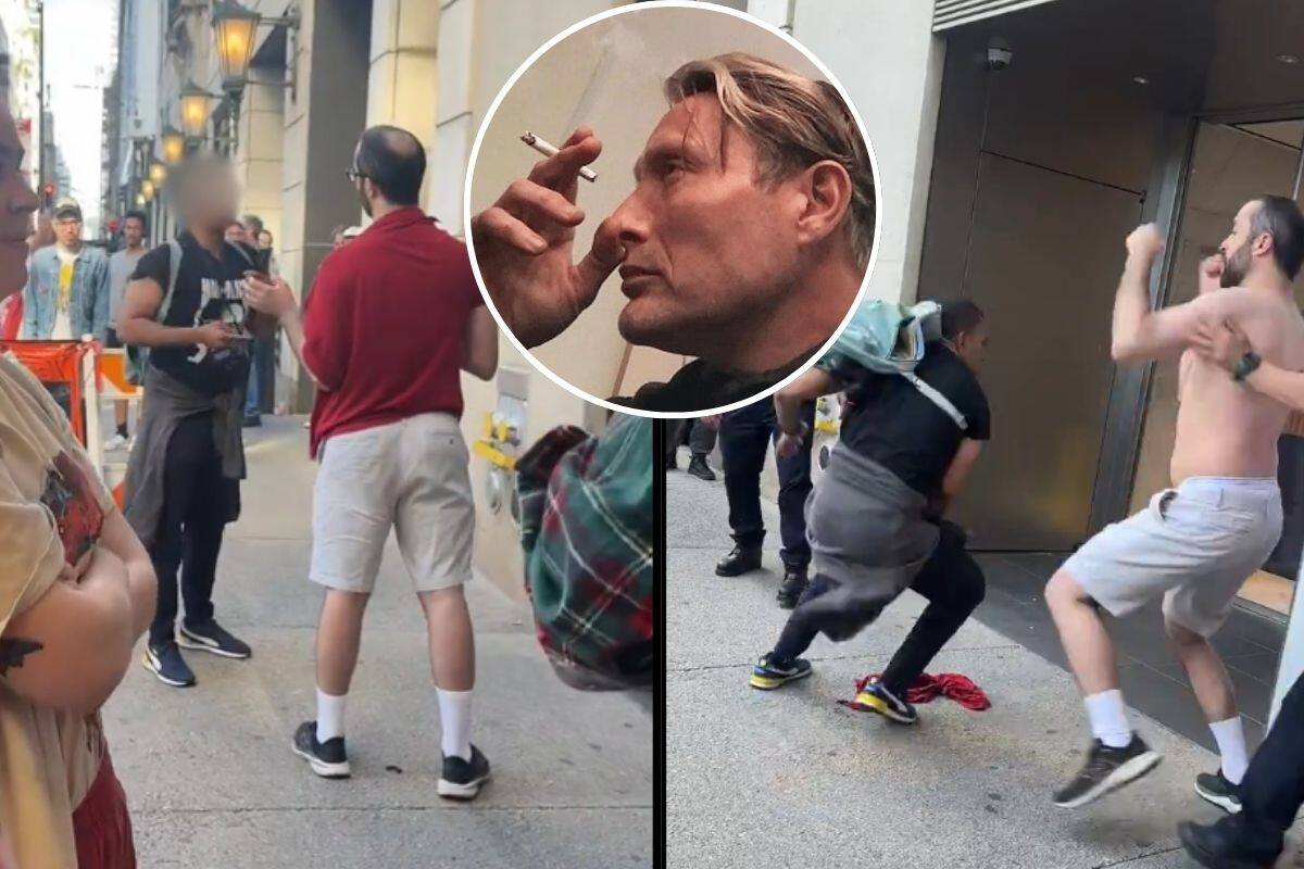 VIDEO: Cinéfilos se agarran a puñetazos tras función de película europea, no adivinarás la razón