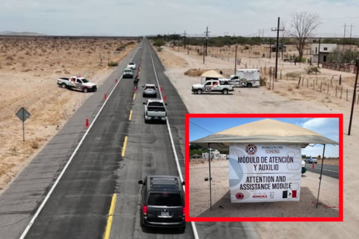 Protección Civil Sonora refuerza apoyo a turistas en Puerto Peñasco este fin de semana