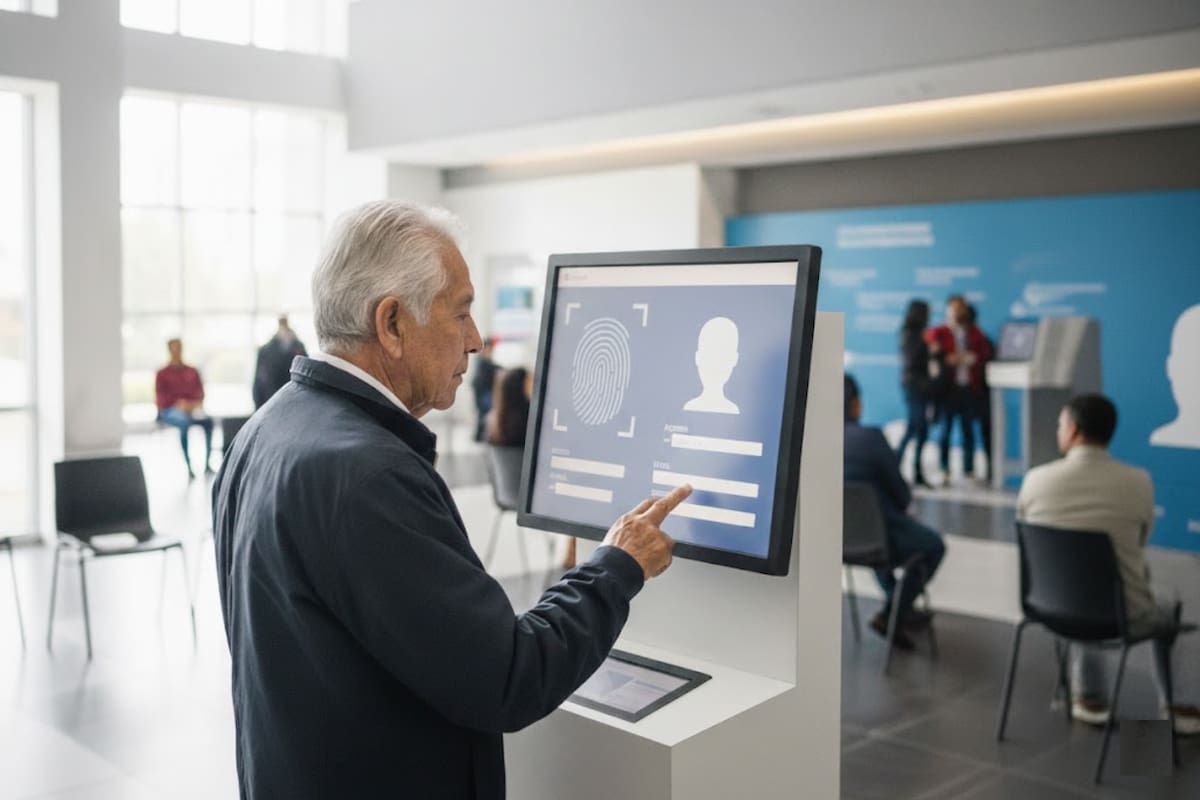 La CURP biométrica ya puede tramitarse de forma gratuita; el registro incluye captura de huellas dactilares y fotografía del titular. Foto: Gemini