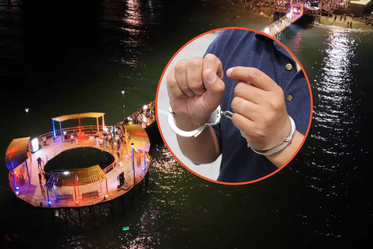 Arrestan a Brayan en nuevo muelle de Kino por aventarse clavados