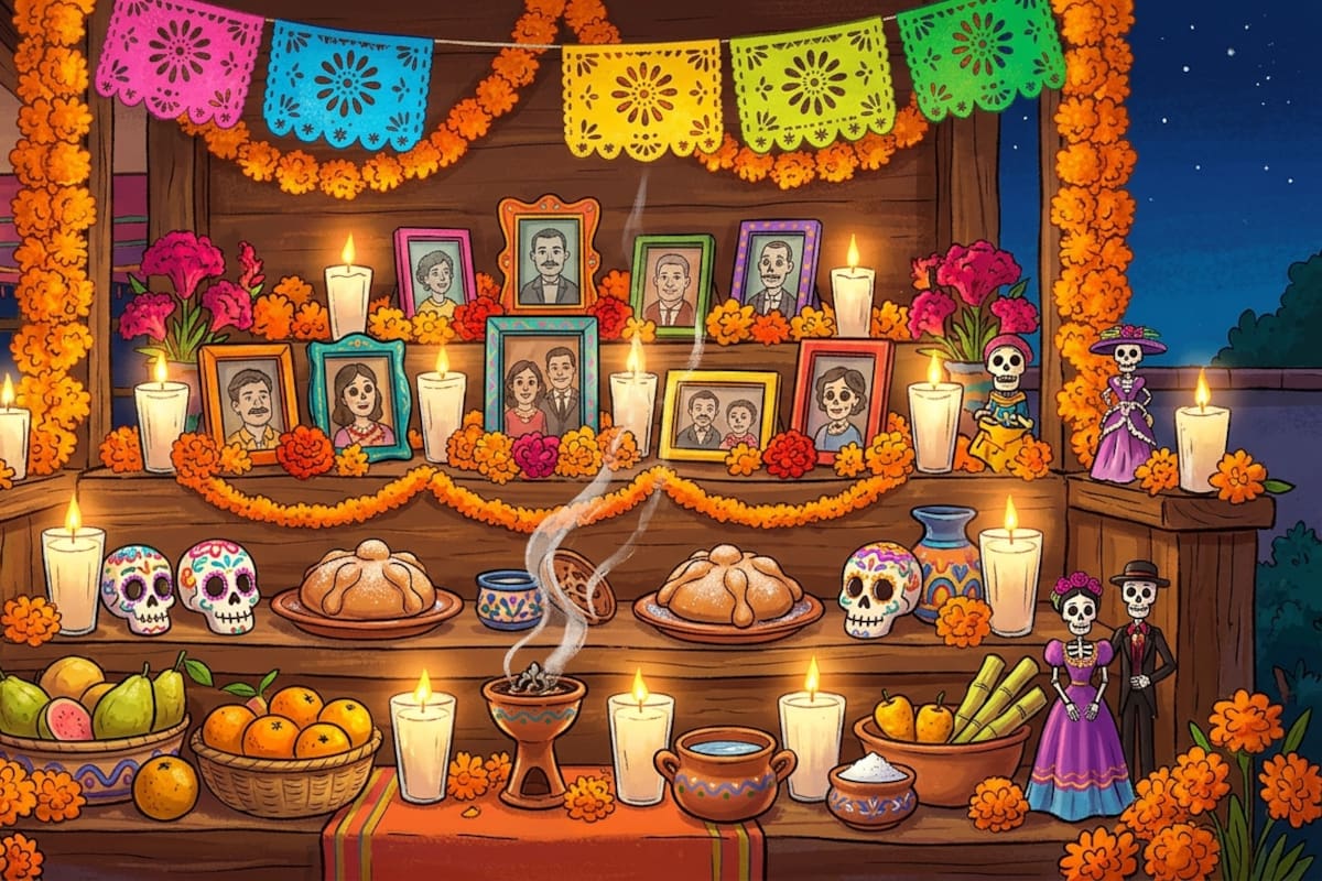 Día de Muertos: ¿Qué elementos lleva un altar y qué significan?