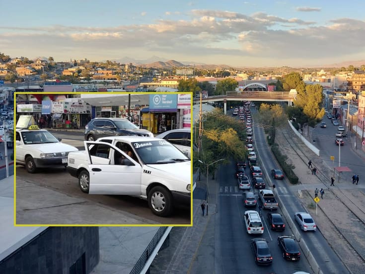 Remueven a taxistas del sitio “Internacional” en Nogales