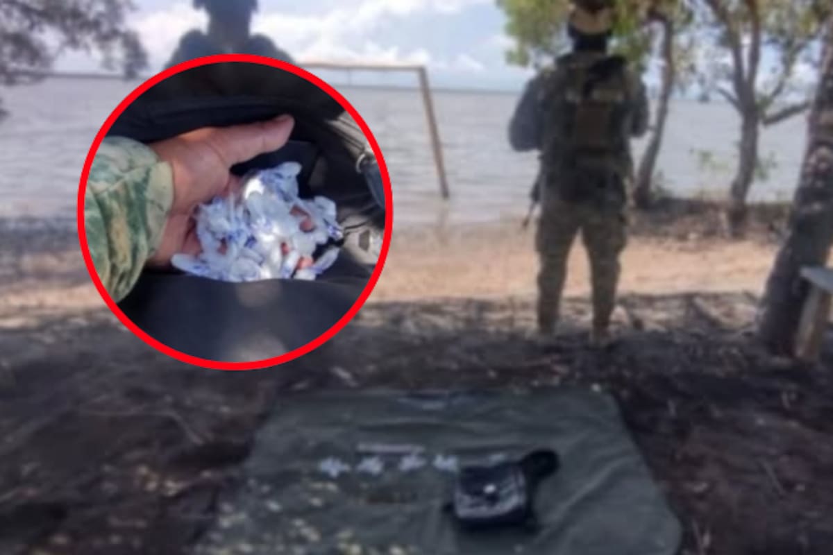 Hallazgo alarmante en playa de Eldorado: fuerzas federales aseguran cartuchos y presunta cocaína