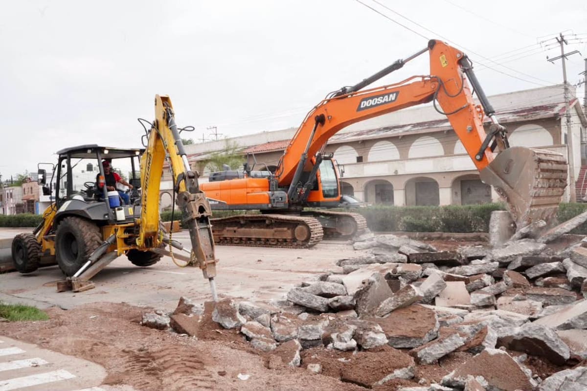 El Gobierno de Sonora intensificó los trabajos de limpieza, rehabilitación vial y atención de infraestructura dañada en Nogales.