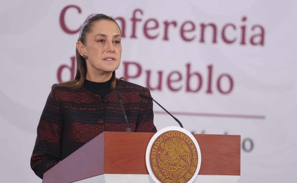 La presidenta de México, Claudia Sheinbaum Pardo en conferencia de prensa.