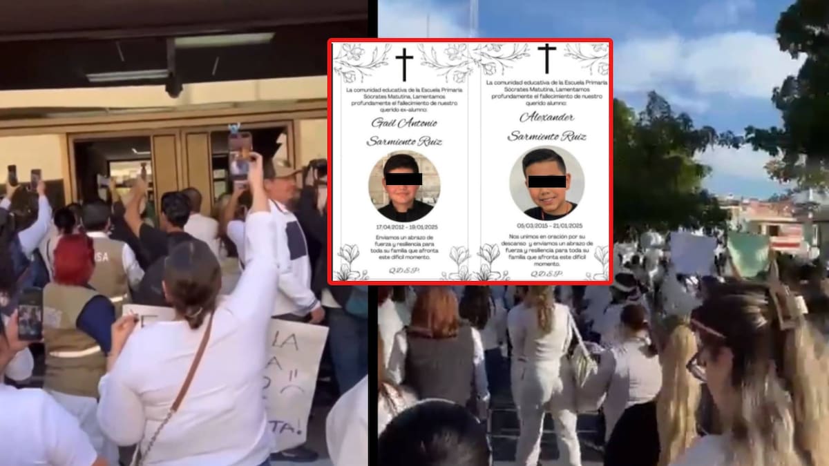 Algunas de las consignas que gritaban dentro del recinto eran “Narcogobierno”, “Que caiga Rocha". Foto: Redes / Capture X.